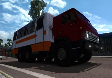 Мод КамАЗ-5410/5511/4310/53212 версия 23.02.22 для Euro Truck Simulator 2 (v1.43.x)