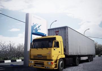 Мод Камаз-5460 версия 11.02.19 для Euro Truck Simulator 2 (v1.32.x, - 1.36.x)