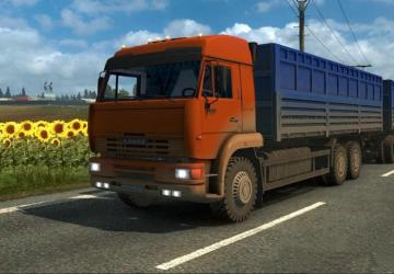 Мод КамАЗ 54-64-65 версия 27.02.21 для Euro Truck Simulator 2 (v1.39.x)