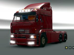Мод Камаз-6460 HD версия 08.11.16 для Euro Truck Simulator 2 (v1.25.х)