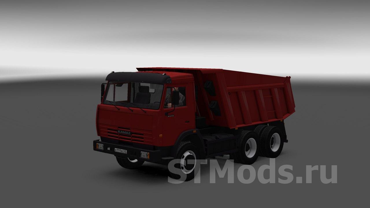 Скачать мод Камаз 65115 «самосвал» версия 1.0 для Euro Truck Simulator 2  (v1.25.х, - 1.32.x)