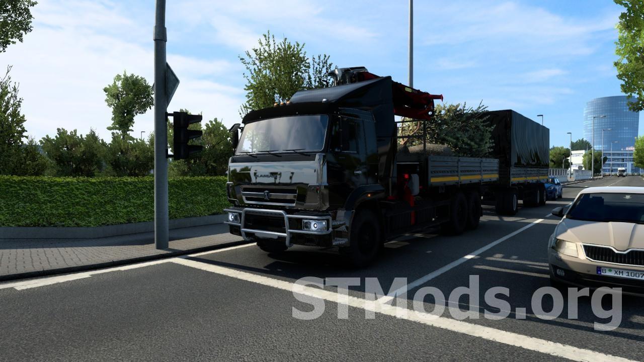 Скачать мод KAMAZ 65117 версия 1.3 для Euro Truck Simulator 2 (v1.49.х)