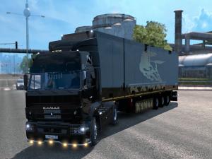 Мод Kamaz skins Trailer версия 1.0 для Euro Truck Simulator 2 (v1.27.x, - 1.31.x)