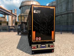 Мод Kamaz skins Trailer версия 1.0 для Euro Truck Simulator 2 (v1.27.x, - 1.31.x)
