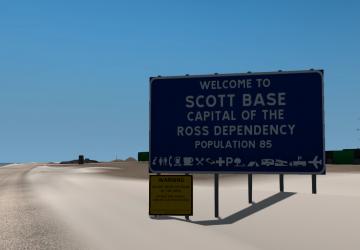 Карту Карта Антарктики версия 0.1 для Euro Truck Simulator 2 (v1.33.x)