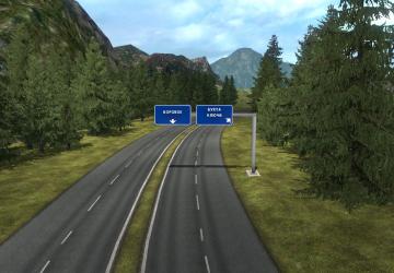 Карту Карта D2 версия 1.2 для Euro Truck Simulator 2 (v1.32.x, 1.33.x)