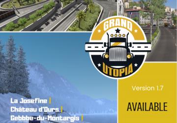 Карту Карта «Grand Utopia» версия 1.7 для Euro Truck Simulator 2 (v1.36.x)