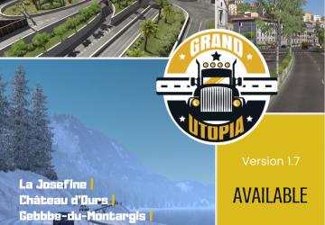 Карту Карта «Grand Utopia» версия 1.9 для Euro Truck Simulator 2 (v1.38.x)