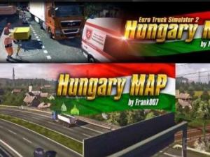 Карту Карта «Hungary Map» версия 0.9.28 для Euro Truck Simulator 2 (v1.26)