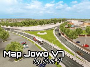 Карту Карта «Jowo» версия 7.2 для Euro Truck Simulator 2 (v1.30.x)
