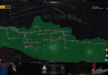 Карту Карта «Jowo» версия 7.2 для Euro Truck Simulator 2 (v1.36.x, - 1.38.x)