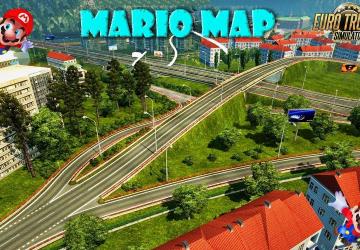 Карту Карта «Марио» версия 06.09.20 для Euro Truck Simulator 2 (v1.38.x)