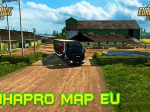 Карту Карта «MHA Pro» версия 1.28.1.3 для Euro Truck Simulator 2 (v1.28.x)