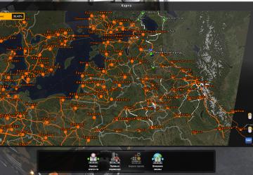 Карту Карта России «RusMap версия 1.9.0 для Euro Truck Simulator 2 (v1.35.x)