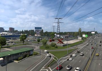Карта России «RusMap» версия 2.54 для Euro Truck Simulator 2 (v1.54)