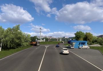 Карта России «RusMap» версия 2.54 для Euro Truck Simulator 2 (v1.54)