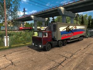 Карту Карта «Российские просторы» версия 5.0 для Euro Truck Simulator 2 (v1.28.x)