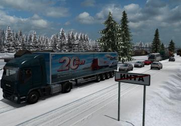 Карту Карта «Российские просторы» версия 7.8 для Euro Truck Simulator 2 (v1.37.x)