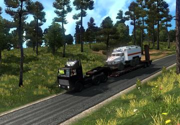 Карту Карта «Российские просторы» версия 7.8 для Euro Truck Simulator 2 (v1.37.x)