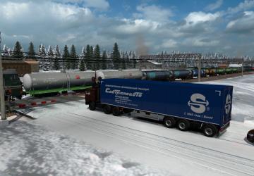 Карту Карта «Российские просторы» версия 7.8 для Euro Truck Simulator 2 (v1.37.x)