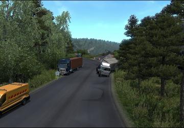 Карту Карта «Суровая Россия Сибирь» версия R5 для Euro Truck Simulator 2 (v1.36.x)