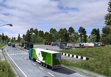 Карту Карта «Суровая Россия Сибирь» версия R14 для Euro Truck Simulator 2 (v1.39.x)