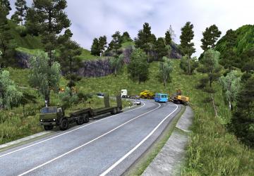 Карту Карта «Суровая Россия Сибирь» версия R14 для Euro Truck Simulator 2 (v1.39.x)