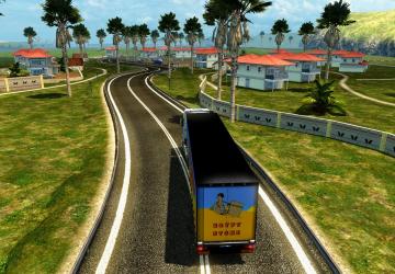 Карту Карта «TruckSim Map» версия 6.6.3 для Euro Truck Simulator 2 (v1.32.x)