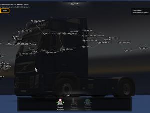 Карту Карта «Восточный Экспресс» версия 10.7 для Euro Truck Simulator 2 (v1.28.x, 1.30.x)