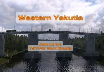 Карта Западная Якутия версия 1.1 для Euro Truck Simulator 2 (v1.58.x)