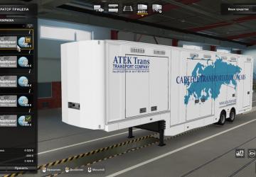 Мод Kassbohrer Trailer Pack версия 6.0 для Euro Truck Simulator 2 (v1.49.x)