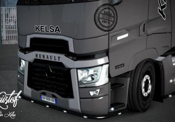 Мод «Kelsa» для Renault Range T версия 1.0 для Euro Truck Simulator 2 (v1.35.x)