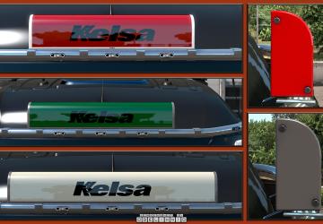 Мод Kelsa LED illuminated nameboards версия 1.11 для Euro Truck Simulator 2 (v1.35.x, - 1.39.x)