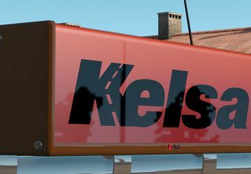 Мод Kelsa LED illuminated nameboards версия 1.1 для Euro Truck Simulator 2 (v1.31.x, - 1.33.x)