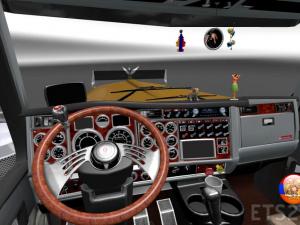 Мод Kenworth W900 Long Cabin Accessory версия 06.02.17 для Euro Truck Simulator 2 (v1.26.x, - 1.30.х)
