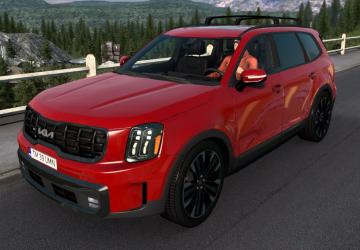 Мод Kia Telluride SX X-Pro 2024 версия 2.3 для Euro Truck Simulator 2 (v1.50.x)