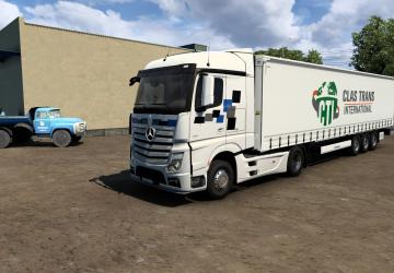 Мод Комбо скин ClasTrans версия 1.0 для Euro Truck Simulator 2 (v1.40.x)