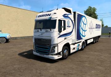 Мод Комбо скин Dixon версия 1.0 для Euro Truck Simulator 2 (v1.40.x)