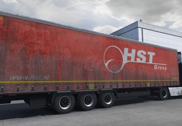 Мод Комбо скин «HST Dirty» DAF XF Euro 6 версия 1.0 для Euro Truck Simulator 2 (v1.38.x, 1.39.x)