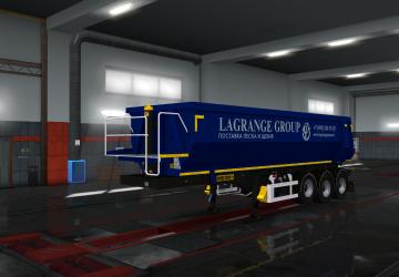 Мод Комбо-скин Lagrange Group для DAF XF 105 и прицепа Wielton v1.0 для Euro Truck Simulator 2 (v1.35.x, 1.36.x)