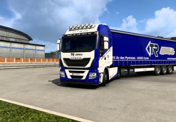 Мод Комбо скин Les Transports Robert версия 1.0 для Euro Truck Simulator 2 (v1.40.x)