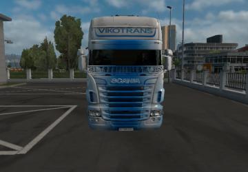 Мод Комбо скин пак Vikotrans для Scania RS RJL v2.0 для Euro Truck Simulator 2 (v1.34.x)