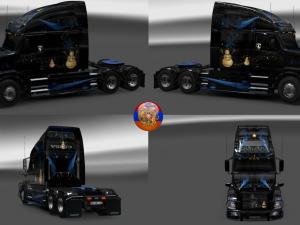 Мод Комбо скин пак «Зимний стиль» версия 1.0 для Euro Truck Simulator 2 (v1.28.x, 1.30.x)