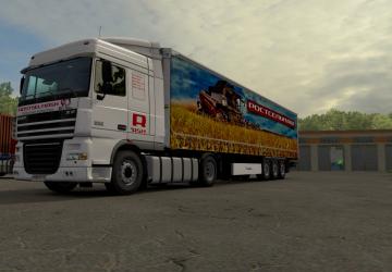 Мод Комбо скин Ростсельмаш версия 1.0 для Euro Truck Simulator 2 (v1.33.x, - 1.38.x)