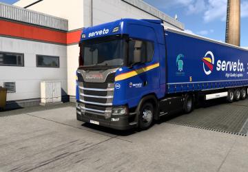 Мод Комбо скин Serveto версия 1.0 для Euro Truck Simulator 2 (v1.41.x)