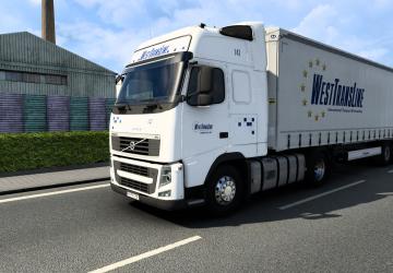 Мод Комбо скин WestTransLine версия 1.0 для Euro Truck Simulator 2 (v1.41.x)