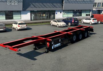 Мод Контейнеровоз Mammut версия 1.0 для Euro Truck Simulator 2 (v1.43.x)