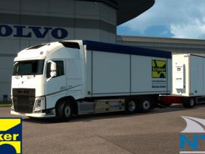 Мод Tandem addon for Volvo FH 2012 версия 1.0 для Euro Truck Simulator 2 (v1.30.x)