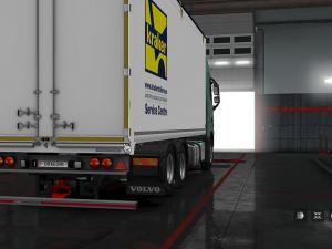 Мод Tandem addon for Volvo FH 2012 версия 1.0 для Euro Truck Simulator 2 (v1.30.x)