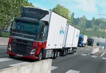 Мод Tandem addon for Volvo FH 2012 версия 15.05.18 для Euro Truck Simulator 2 (v1.31.x, - 1.34.x)